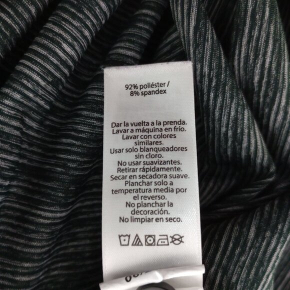 Vineyard Vines Shirt Golf Polo Men's Performance 2XL Dark Gray Striped - Picture 5 of 5